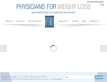 Tablet Screenshot of mdforweightloss.com